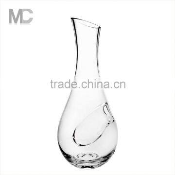 Wholesale hand made unique glass wine decanter