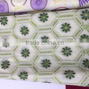 2015 wholesale china swiss cotton voile lace fabric 004204