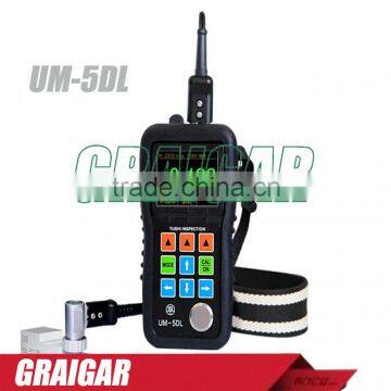 UM-5DL A&B-Scan Ultrasonic Wall Thickness Meter Tester Gauge Through Coating