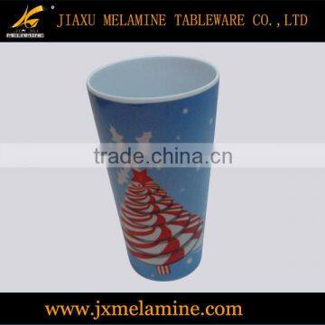 8*H14.5cm melamine tumbler with X'mas design