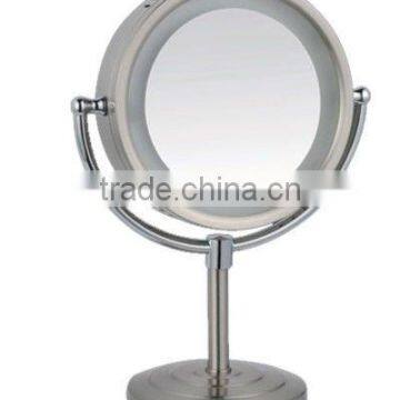 hotel bathroom mirror light magnify wt-1075-6 chrome