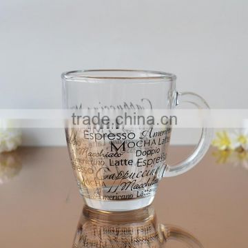 Hot selling glass coffee mug