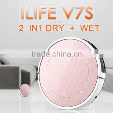 ILife V7 Pro CHUWI V7S 2 in 1 Wet Robot Vacuum Cleaner for Home Wet Dry Clean Water Tank Double Filter Ciff Sensor Self Charge