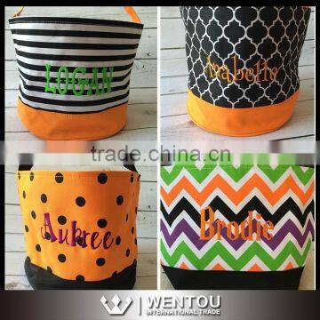 Personalized Trick or Treat Bag Halloween Bucket