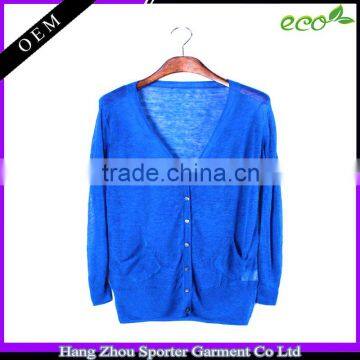 16FZBC01 spring summer echo-friendly bamboo clothing bamboo cardigan sweaters