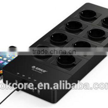 6-way EU Type Power Strip With USB Charger Port photo-3