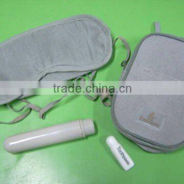 Travel kit for airline/economy class inflight amenity kit