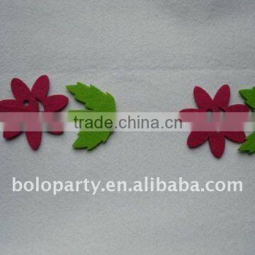 non-woven fabric flat garland