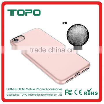 Ultra thin soft tpu clear transparent phone case accessories shockproof silicon phone cover for iphone 7 plus case
