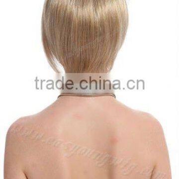 Blonde Afro Wig, Fake Short Hair Wigs for Ladies photo-3