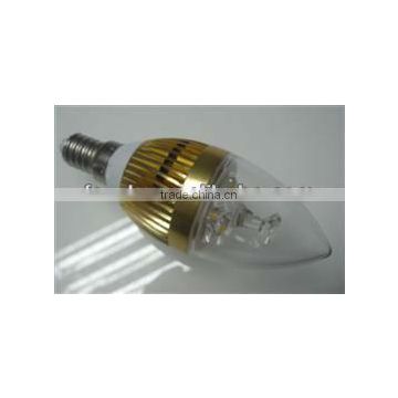 CE ROHS CE CERTIFICATE E14 170-240LM 3W LED CANDLEBULB