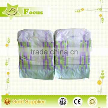 Leakage protection non woven fabric wood pulp disposable baby print adult diaper