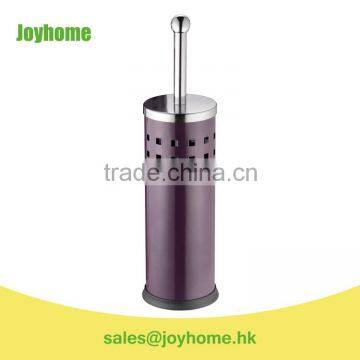 morden style powder coating purple metal toilet brush