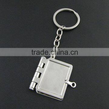 Engraved Silver Picture Frame Keychain