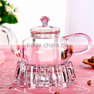 OEM ODM Small heat resistant glass teapot with infuser 500 ml PH203