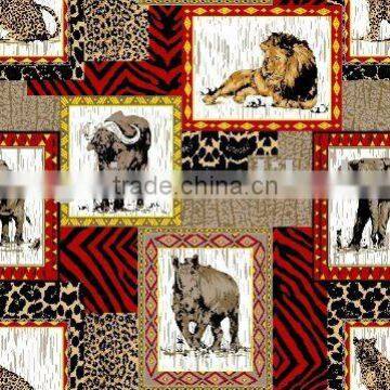 2012 fashion 100% polyester 4pcs home textile fabric (king, queen, twin)