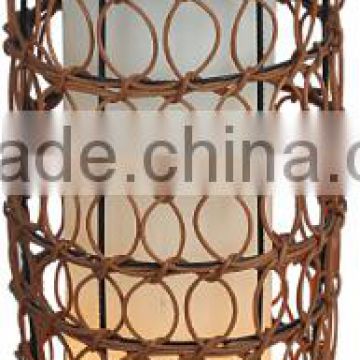 2016 New Products Decorative Handmade Bamboo Rattan Weaving Floor Stand Lamp/Light