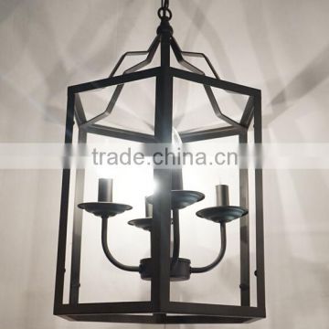 Vintage Antique Restaurant Iron Wire Pendant Lamp Industrial Cage Pendant Light