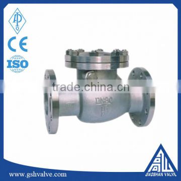 CF8M flange type swing check valve pn16