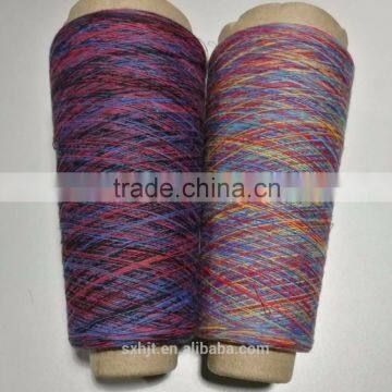 Mult-colors Cotton Space Dyed Knitted Fabric for Sock photo-4
