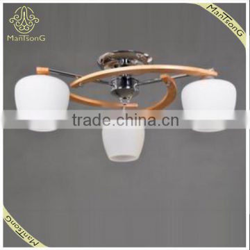 2016 Simple Design Chrome Plated Base Ceiling Light Fixtures China, Glass Lamps