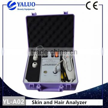 2016 portable skin and hair analyzer facial skin analyzer