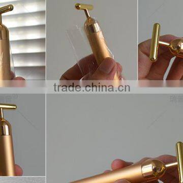 2013 New Arrival Electric Gold Bar Face Massager Wrinkle Removal and Skin Tightening/Gold Bar