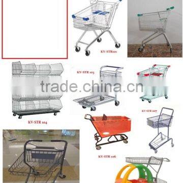 Vietnam shopping trolley,shopping cart, supermarket trolley/cart FMCG products