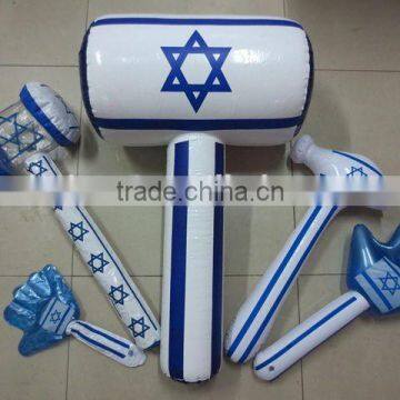 New design inflatable hammer with custom logo printed for promotion and kid play