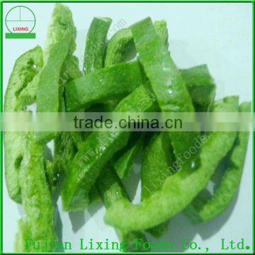 2016 FREEZE DRIED GREEN BELL PEPPER STRIPS 10X40MM