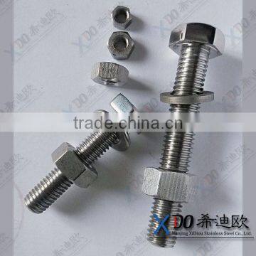 Duplex 2205 (S31803/F51/1.4462) China Hardware Stainless Steel Standard Size Bolt and Nut
