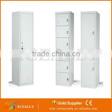 colorful 2/3 tiers steel metal locker cabinet for gym school office