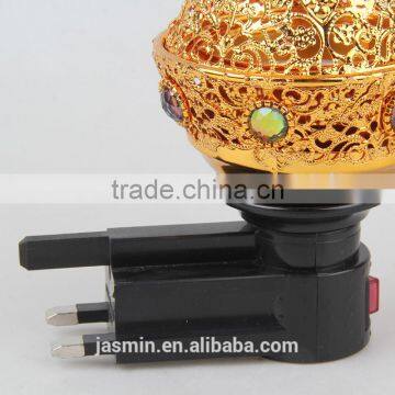 2016 New Wholesale B-G or A-G Plug Silver or Gold Electric Incense Burner