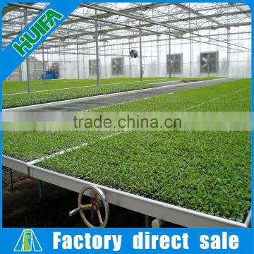 Horticultural greenhouse hot dipped galvanized planting table seedbed