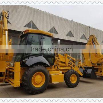 SAM388 3CX Backhoe Loader Dubai Original Manufacturer With Deutz Engine and Carraro Electric Transmission
