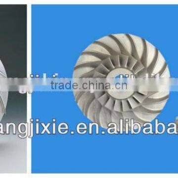 custonized CNC machining turbine hydraulic water pump impeller