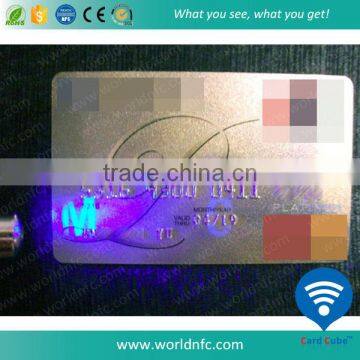 Custom Design Invisible UV Printing PVC Plastic Card For High Security Anti Fake