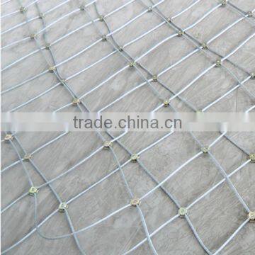 SNS Rockfall slope protection netting stainless steel wire rope mesh net price