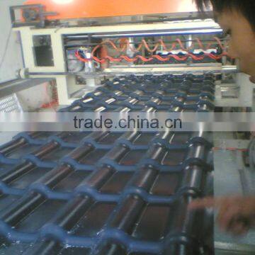 PVC ASA Composite Tile Extruder Machine photo-2