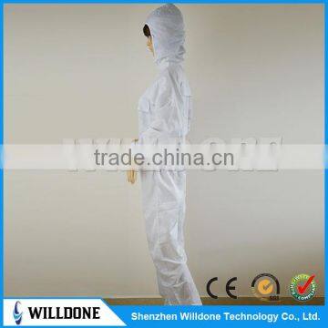 High Quality Cleanroom Uniform Esd Smock With Cap photo-4