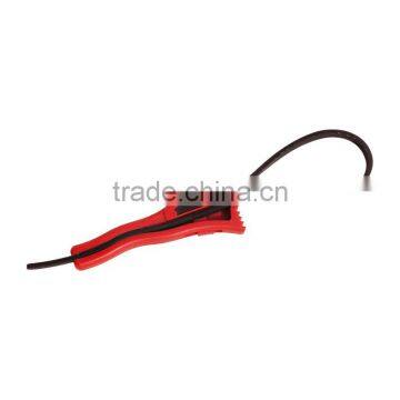 Yellow Oil Filter Adjustable Strap Rubber Ratchet Wrench photo-2