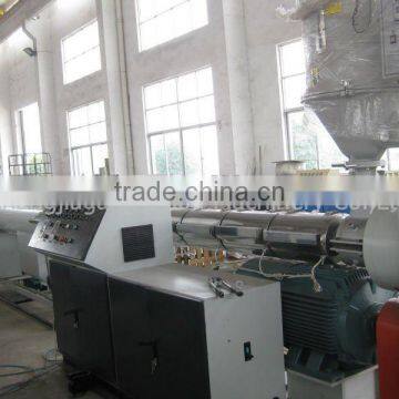 PE100 single screw pe pipe extruder machine