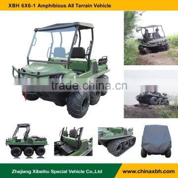 XBH 6x6 6 wheeler 600cc amphibious atv