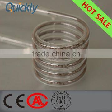 quartz heating tube IR heater for plastics thermoforming