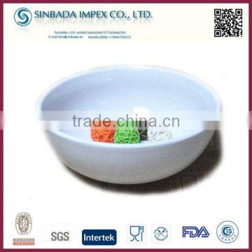 2015 factory cheap bowl price, 6inch white glazed ceramic bowl