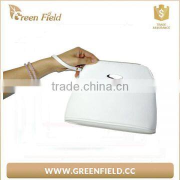 Wholesale White PU Luxury Cosmetic Small Makeup Bag Customized photo-4