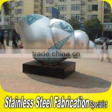 Modern Sculpture Stainless Steel Sculpture Large Outdoor Sculpture photo-6