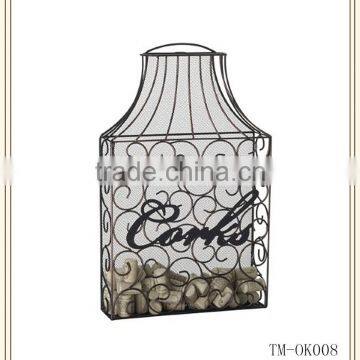 Hot sale metal wire wine cork holder
