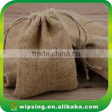 Cheap Organic Jute Drawstring Bag With Logo Printing photo-2