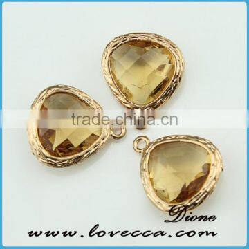 Wholesale Fashion Various Colors Glass Faceted Birthstone Pendant photo-5